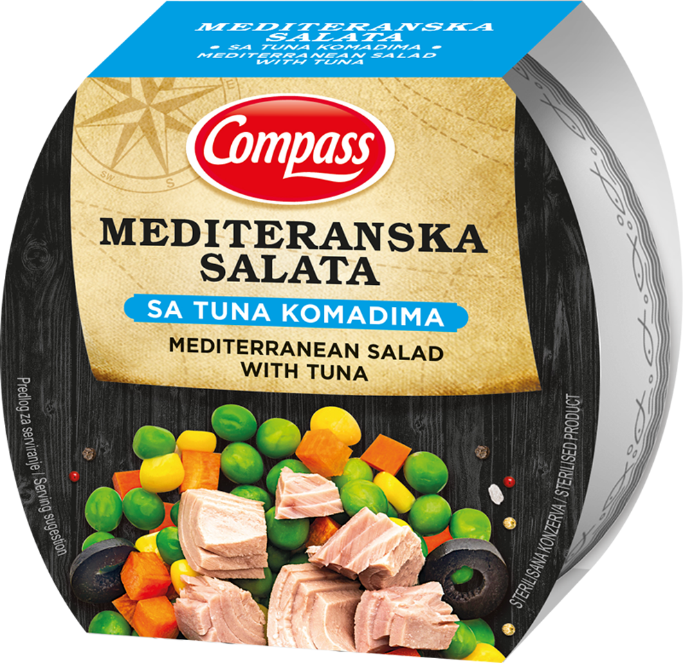 SALATA TUNA MEDITERANSKA 160G COMPA-slika
