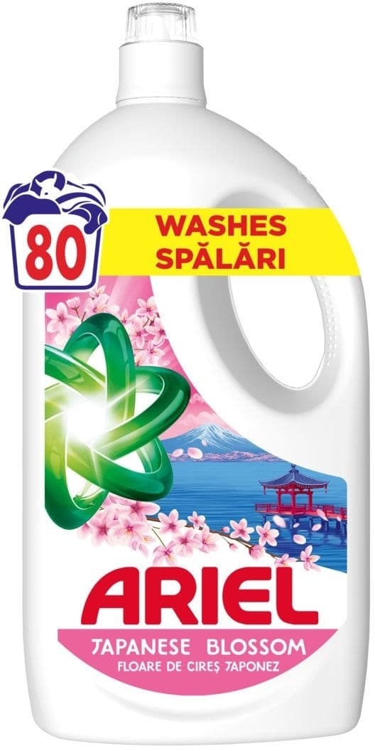 ARIEL Japanese blossom tečni deterdžent 80 pranja (3,6l)-slika