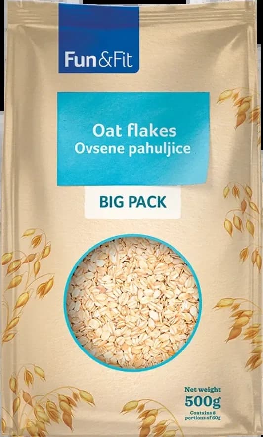 Ovsene pahuljice FUN&FIT 500g-slika