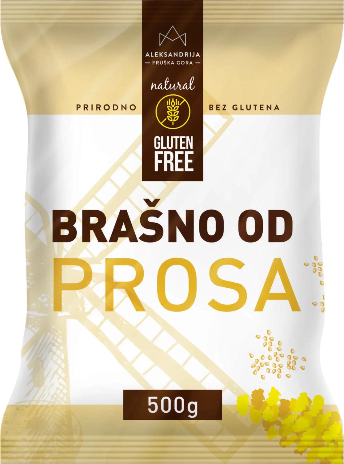 ALEKSANDRIJA bezglutensko brašno od prosa 500g-slika