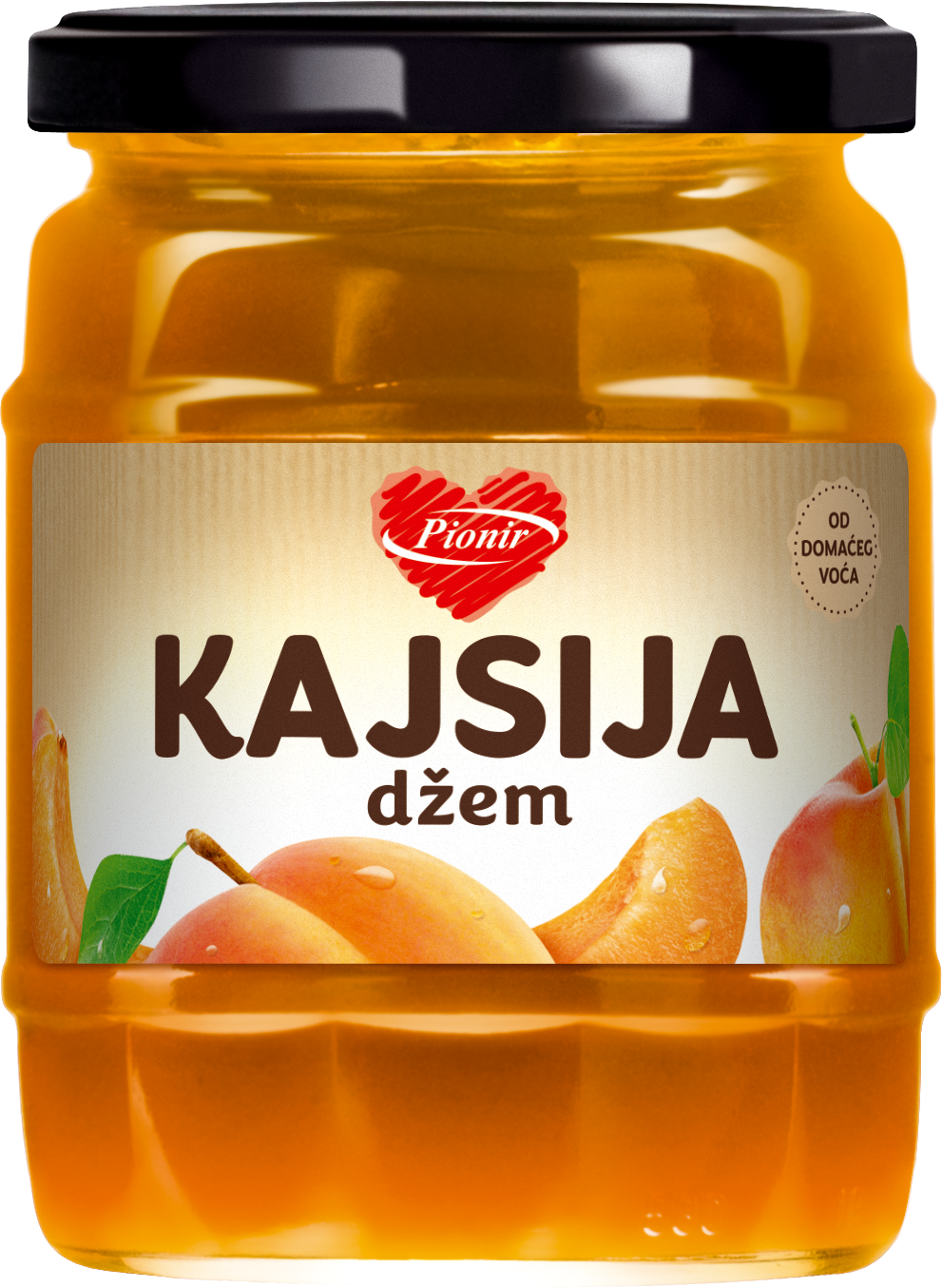 Dzem kajsija Pionir 680g-slika
