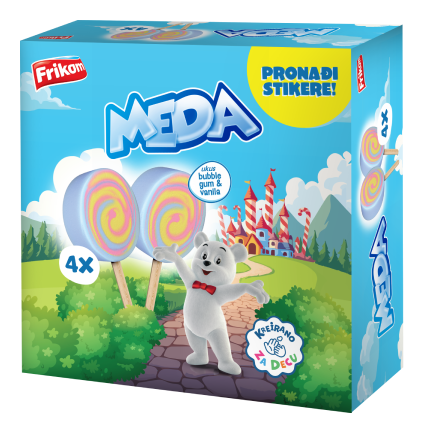 Sladoled FRIKOM Meda multipack 4x70ml-slika
