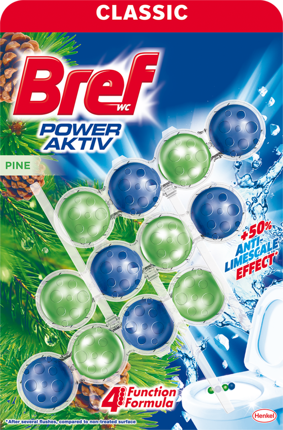 WC osveživač BREF Power aktiv pine 3x50g-slika