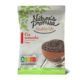 Čia semenke NATURE'S PROMISE crne 100g -slika