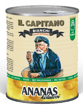 Kompot ananas kolutovi IL CAPITANO 850ml-slika