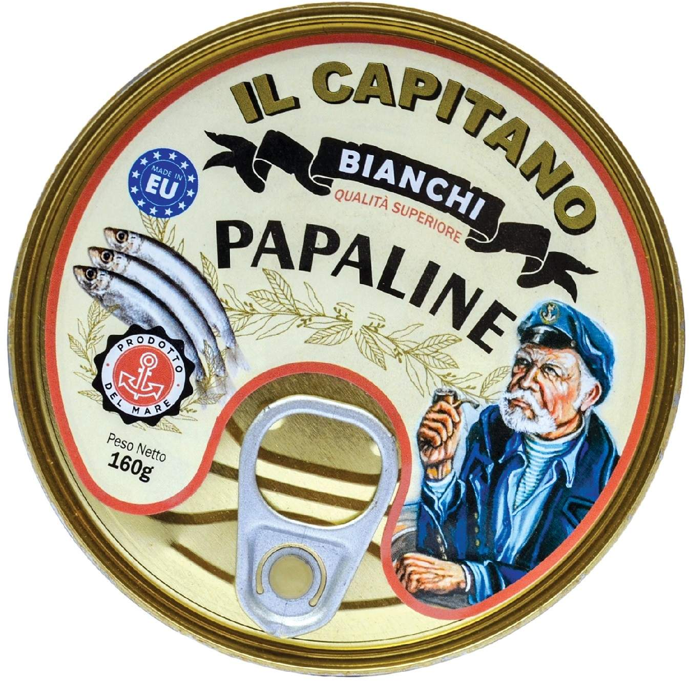 IL CAPITANO papalina dimljena 160g-slika