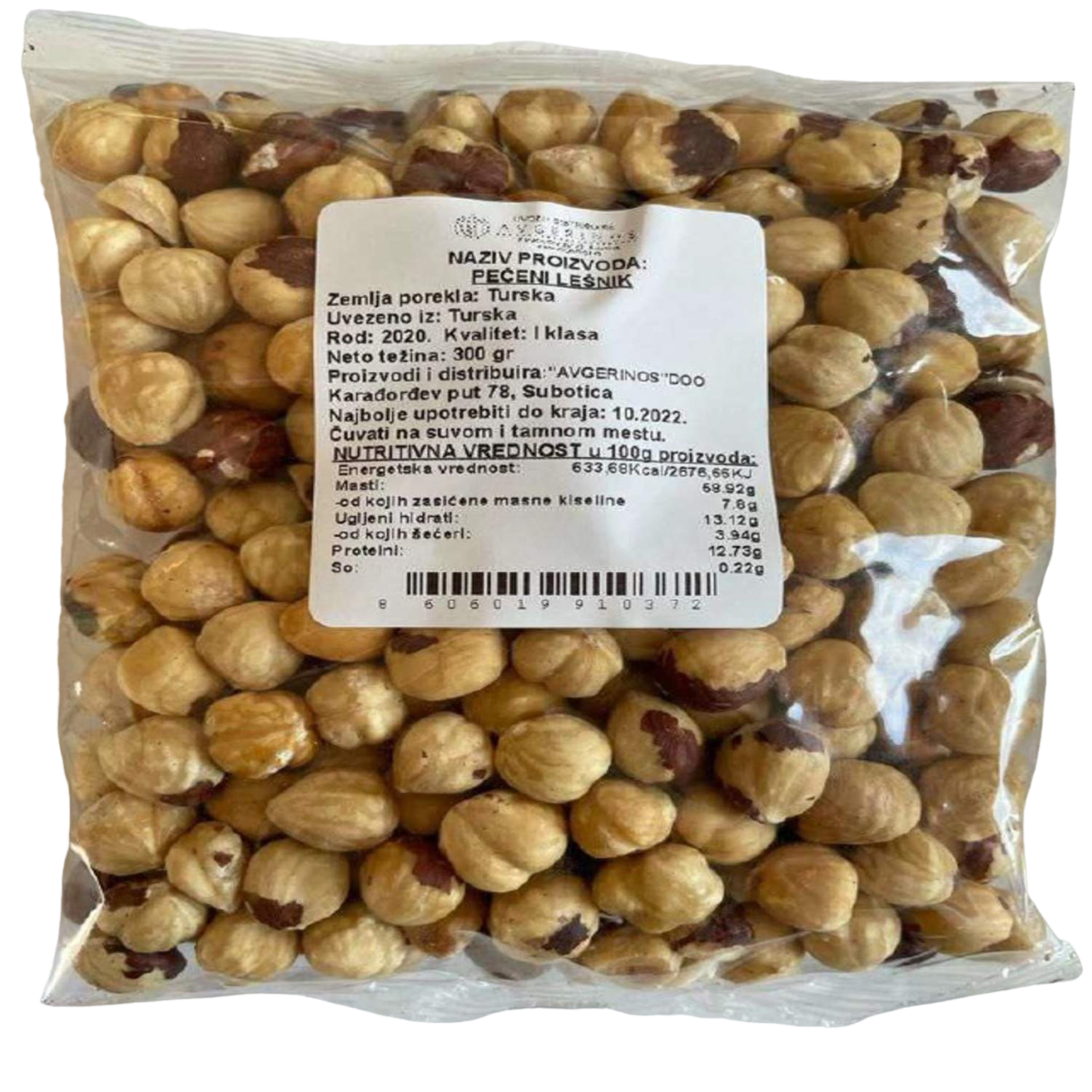 AVEGRINOS pečeni lešnici 300g-slika