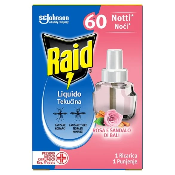 RAID dopuna za aparat protiv komaraca rose sandalwood 21ml-slika