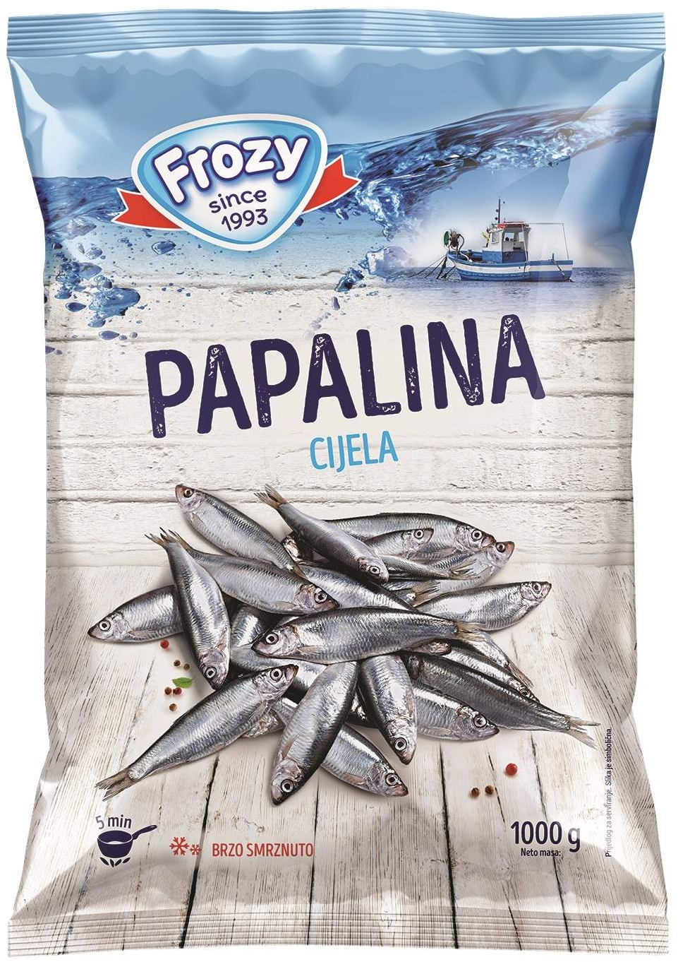 PAPALINA IQF 1KG FROZY-slika