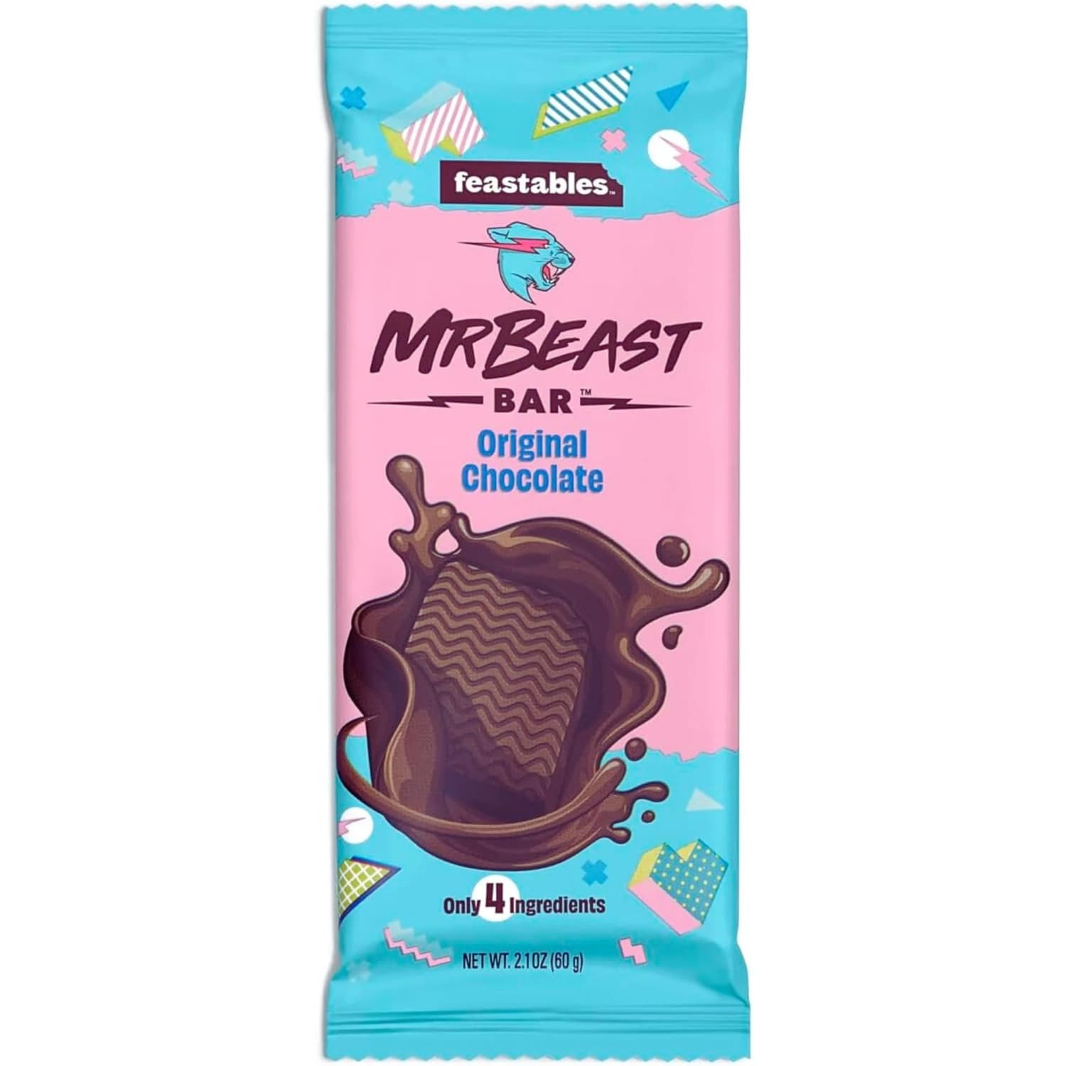 MR BEAST Original Chocolate čokoladni bar 60g-slika