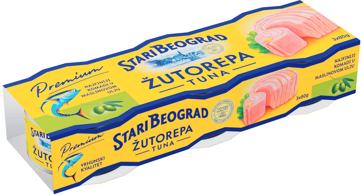 Tuna zutorepa 3x80 masl.ulje 240g-slika