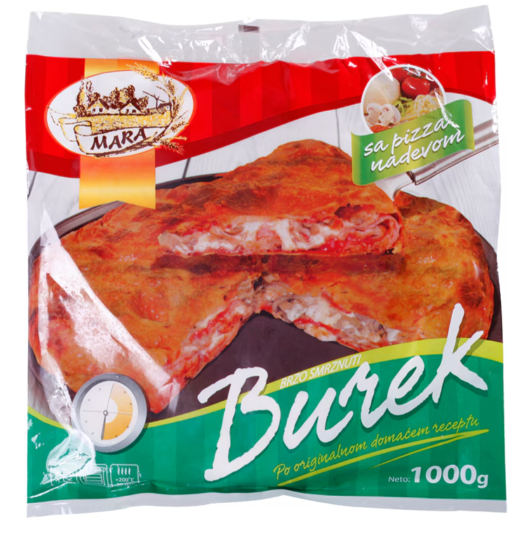 Smrz.burek sa pizza nadevom Mara 1kg-slika