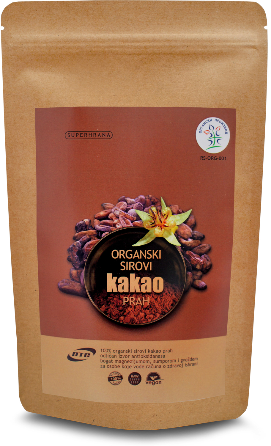 DTC organski kakao prah 100g-slika