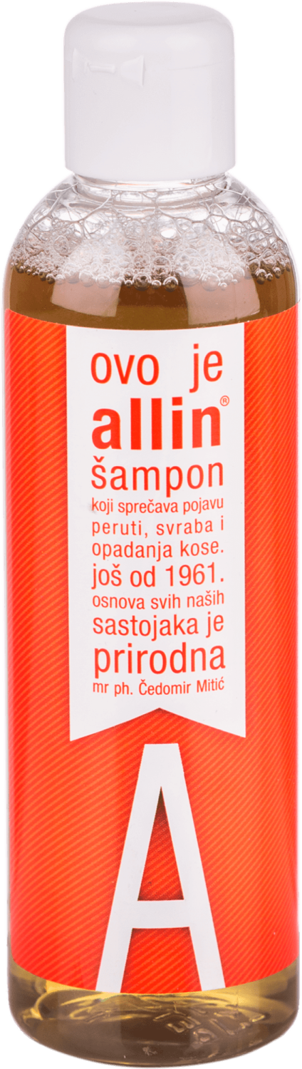 Šampon ALLIN protiv peruti i opadanja kose 200ml-slika