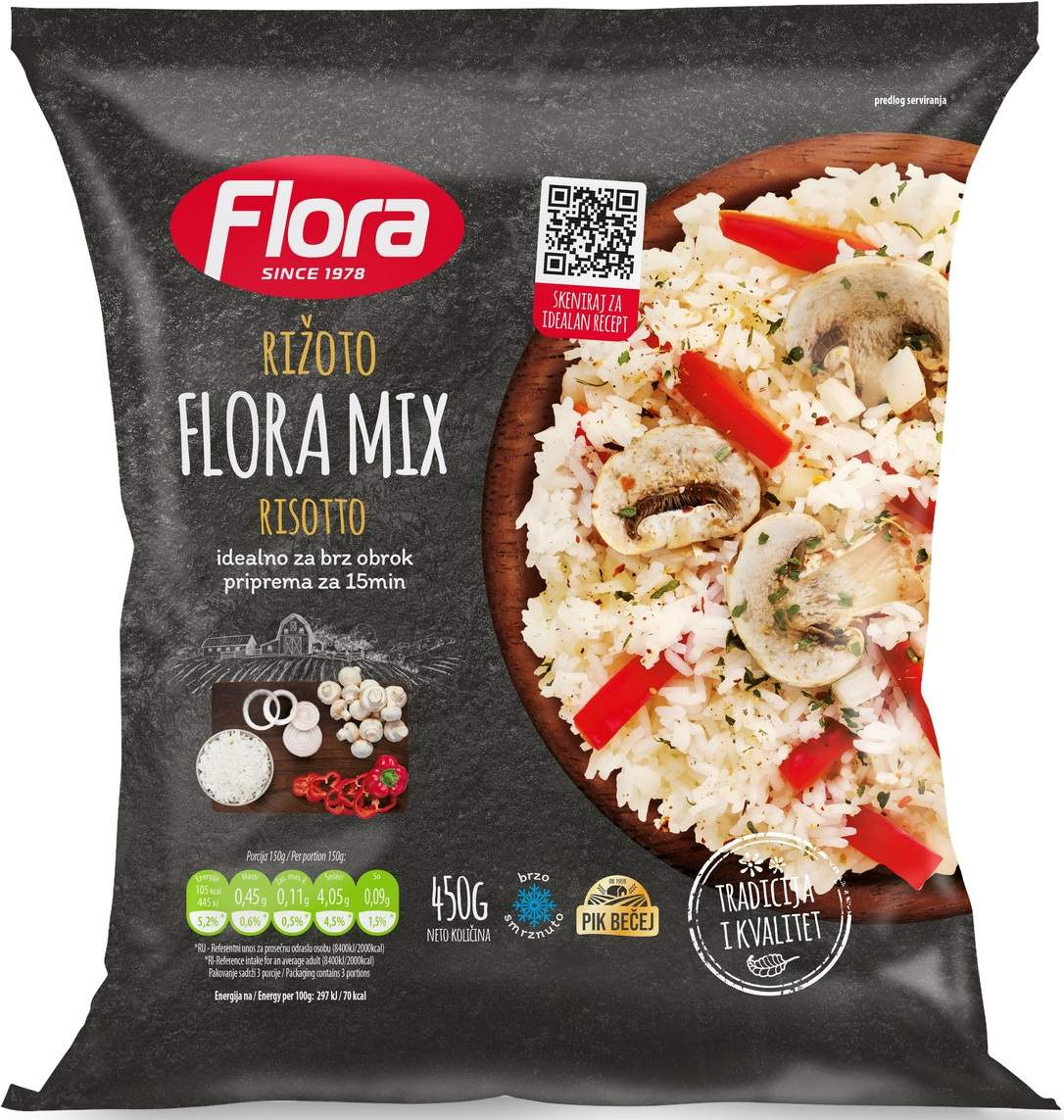 Smrznuta mesavina za Flora mix 450g-slika