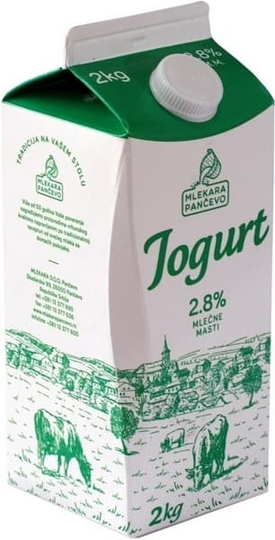 Jogurt MLEKARA PANČEVO 2,8%mm 2kg-slika