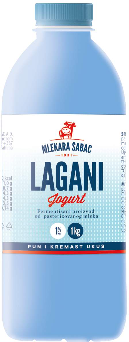 Lagani jogurt 1%mm MLEKARA ŠABAC 1kg-slika