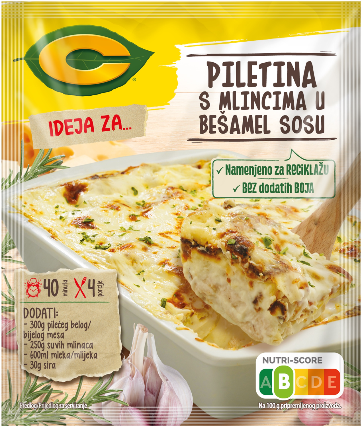 FIX PILETINA S MLINCIMA U BESAMEL SOSU 35G-slika