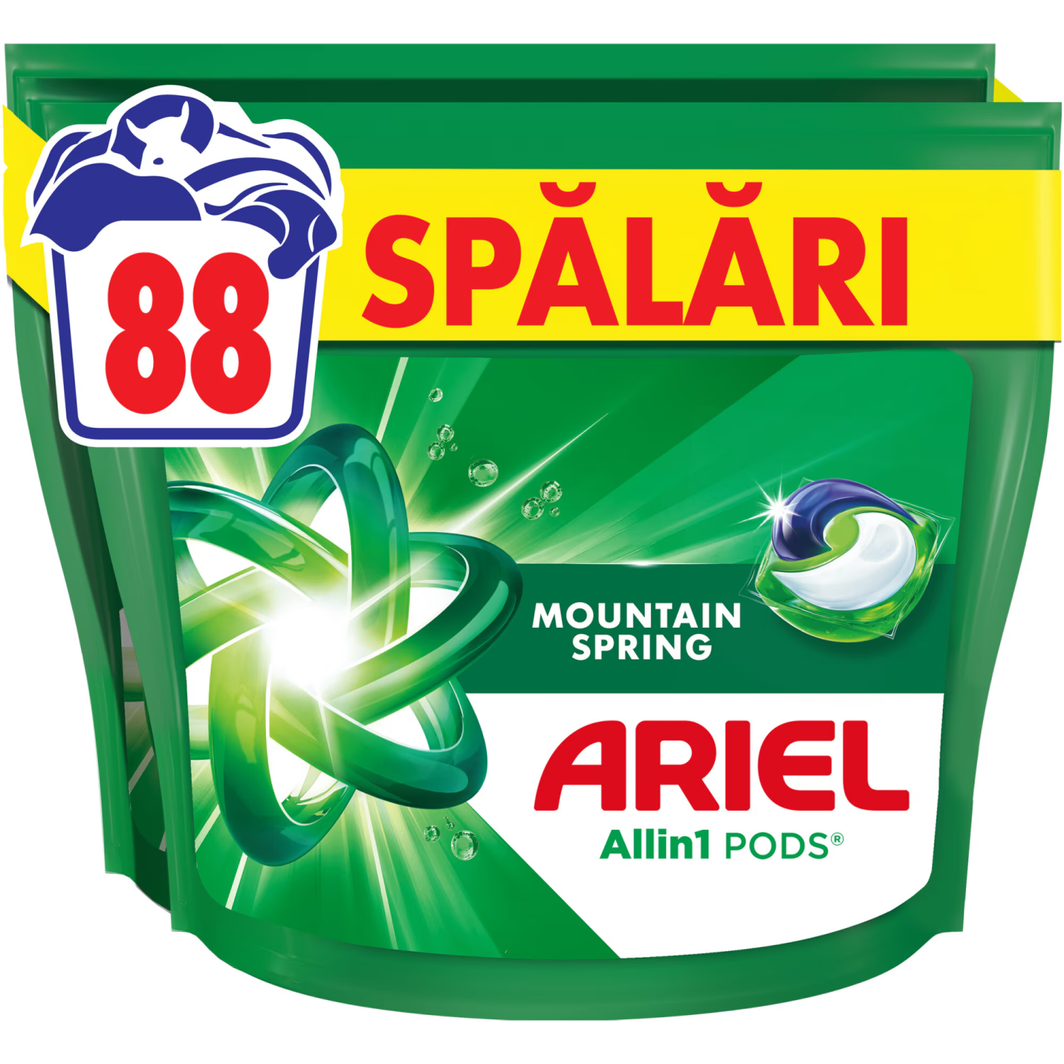 DETERDŽENT ARIEL KAPSULE MOUNTAIN SPRING 2X44=88KOM P&G-slika