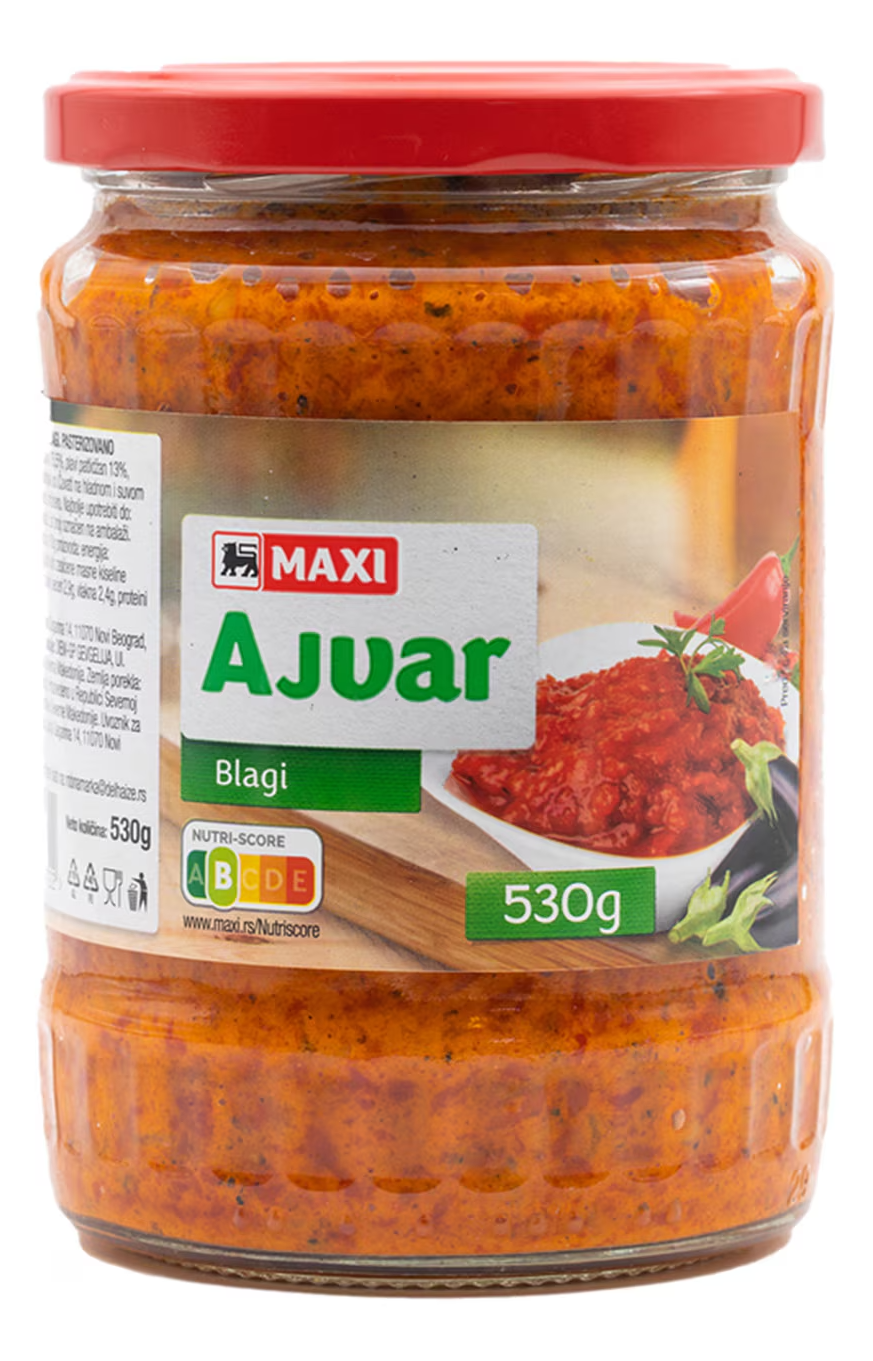 Ajvar MAXI blagi 530g-slika