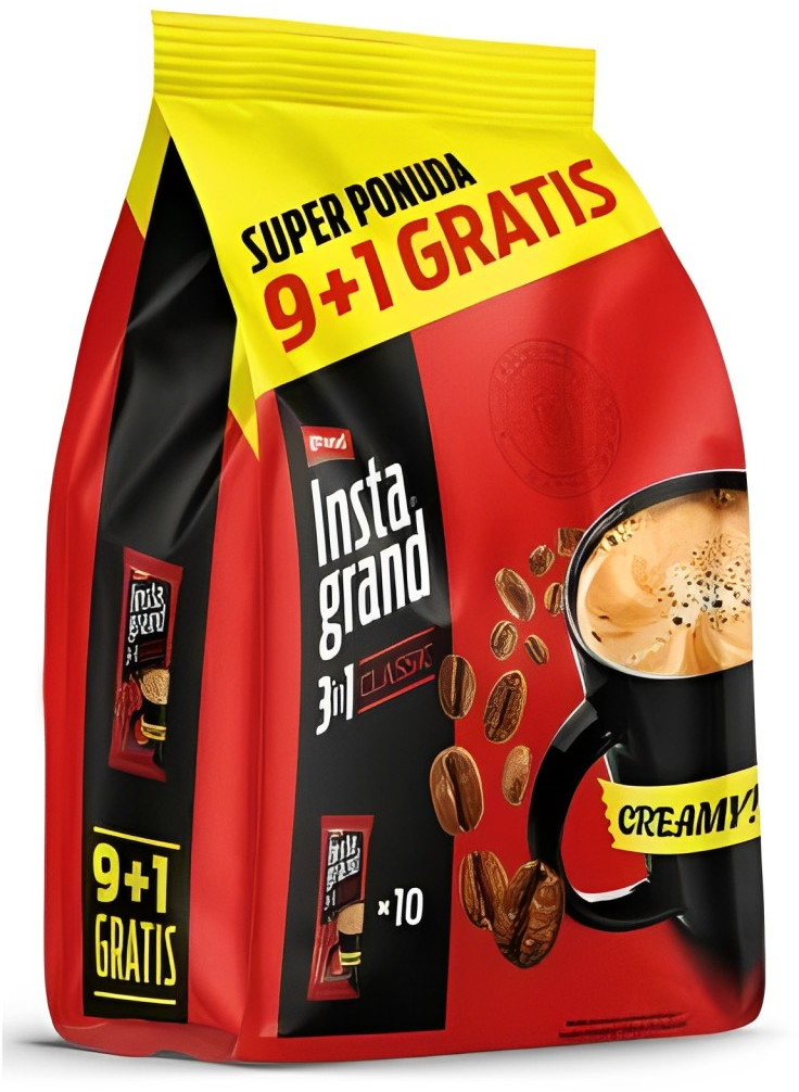 Instant kafa GRAND 3u1 classic 200g 9+1 gratis-slika
