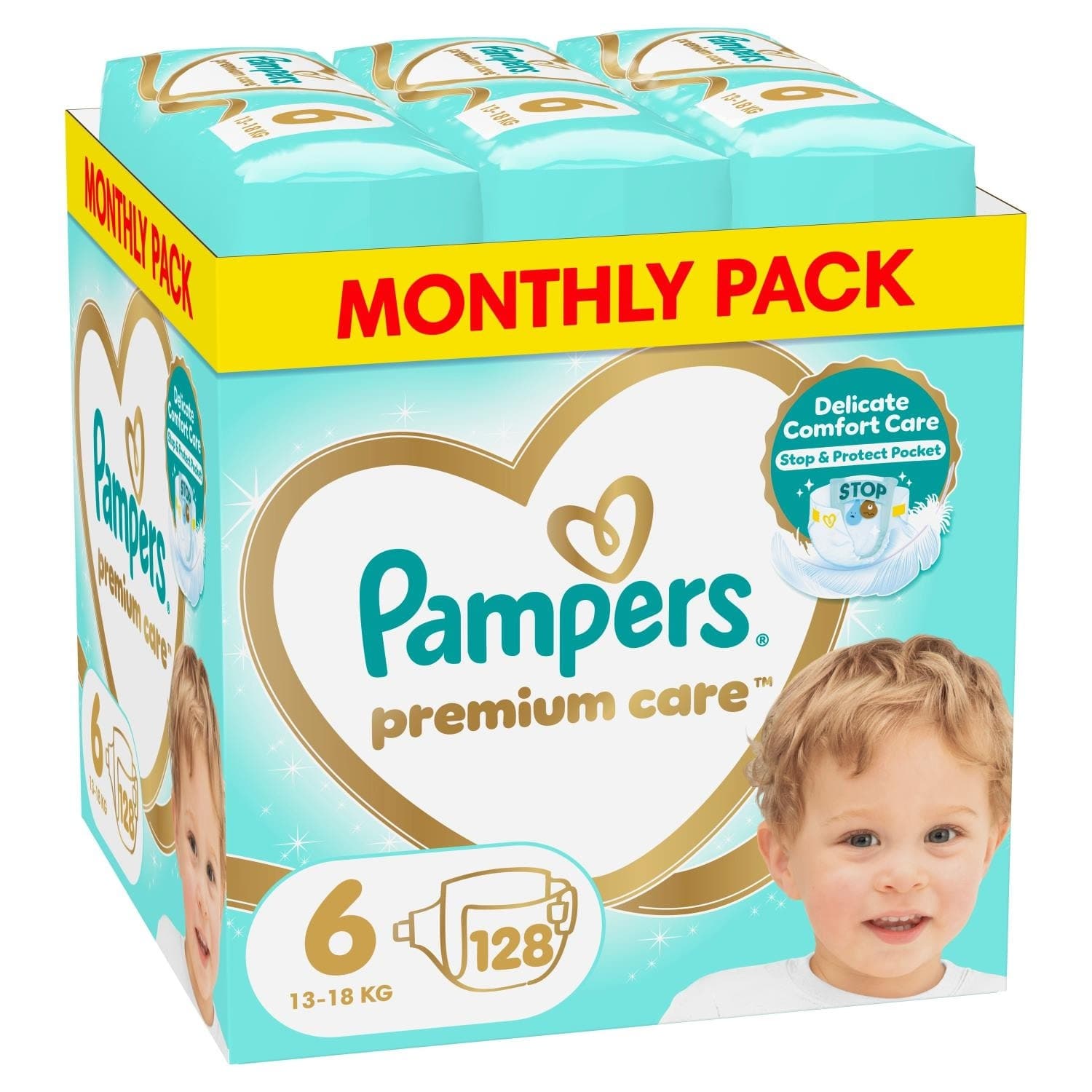 Pampers Premium care MSB s6 128ct-slika