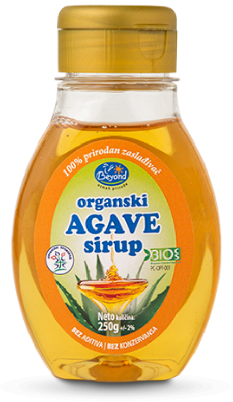 BEYOND organski agava sirup 250g-slika