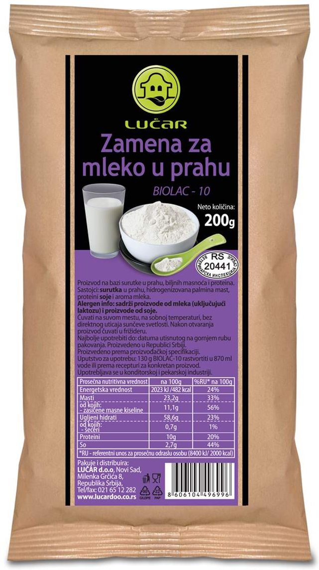 zamena za mleko u prahu 200g lucar-slika