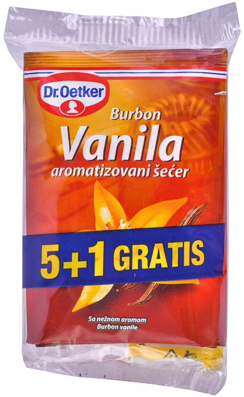 Burbon Vanila ar.secer 5+1gratis (6x10g)-slika