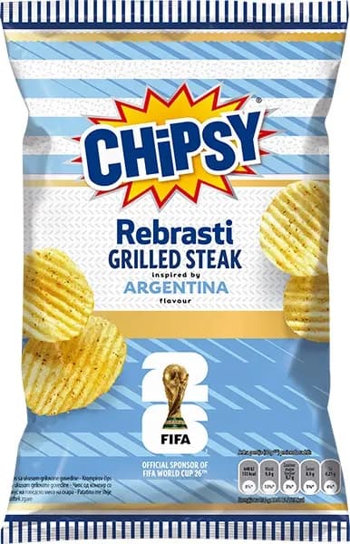 ČIPS CHIPSY X CUT FWC GRILLED STEAK 95G MARBO-slika