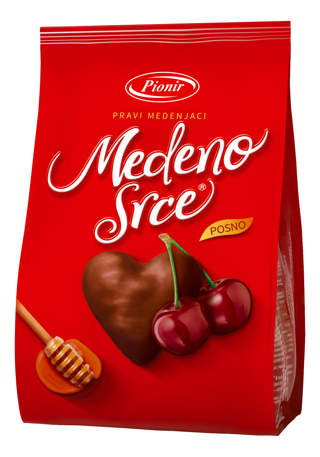 Medenjaci PIONIR medeno srce višnja 350g-slika