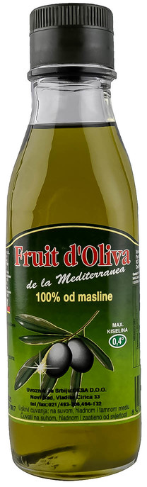 Maslinovo ulje FRUIT D'OLIVA mediteran 250ml-slika