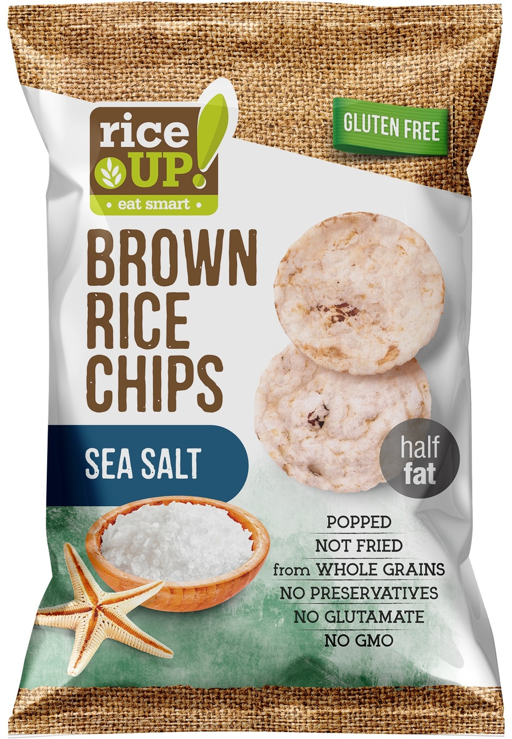 ČIPS PIRINČAN MOR SO GF 60G RICE UP-slika