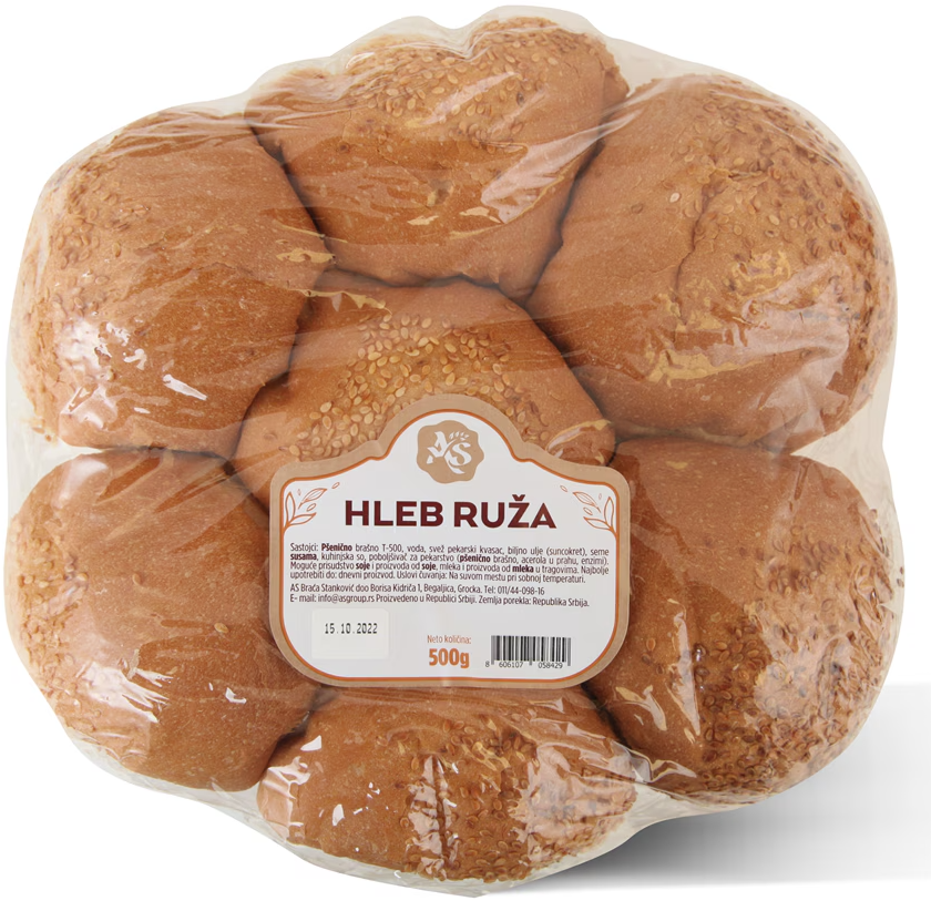 Hleb ruža AS Vitas 500g-slika
