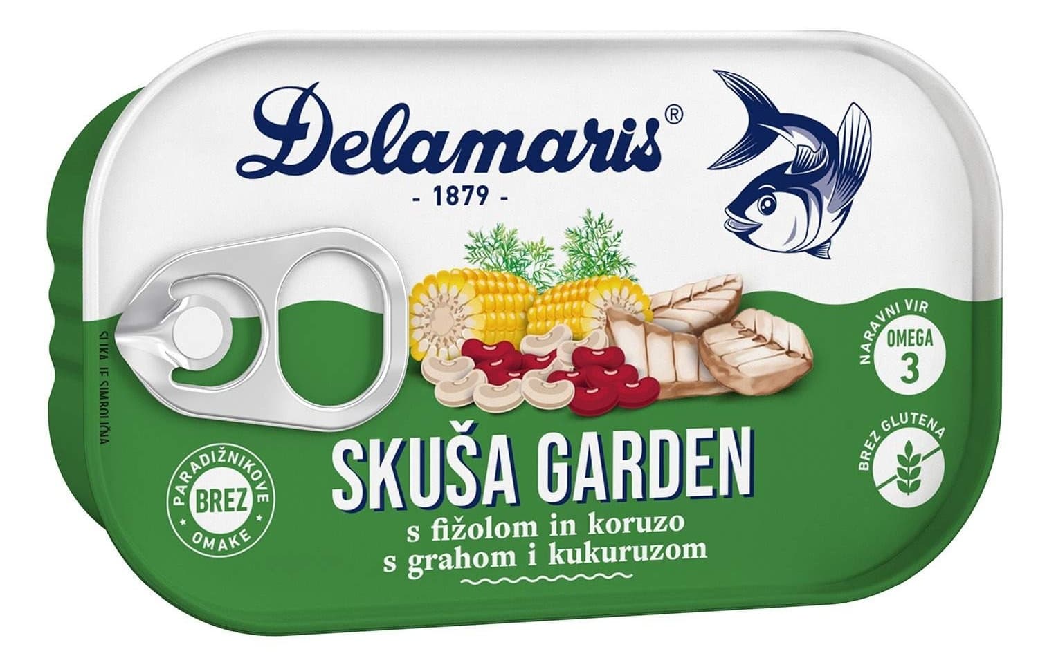 DELAMARIS Garden skuša sa povrćem 125g-slika