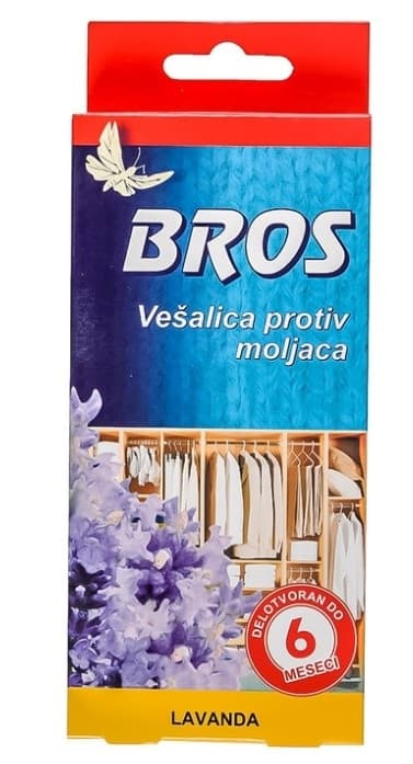 BROS vešalica protiv moljaca sa mirisom lavande 1kom-slika