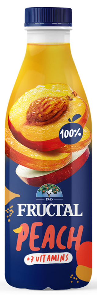 Voćni sok FRUCTAL breskva i jabuka 100% 750ml-slika
