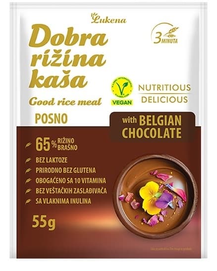 DOBRA rižina kaša sa belgijskom čokoladom 55g-slika