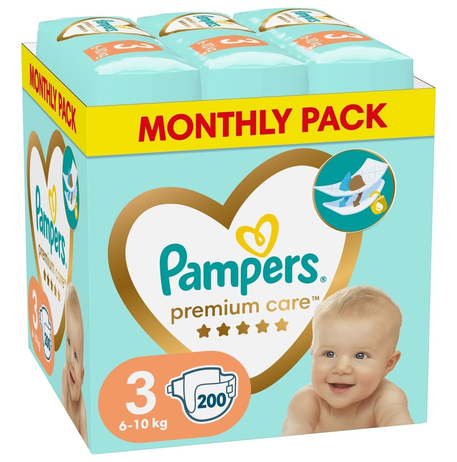 Pelene Pampers Premium S3 MSB (200)-slika