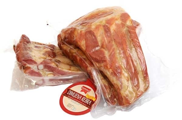 TOPOLA svinjska dimljena rebra 1kg-slika
