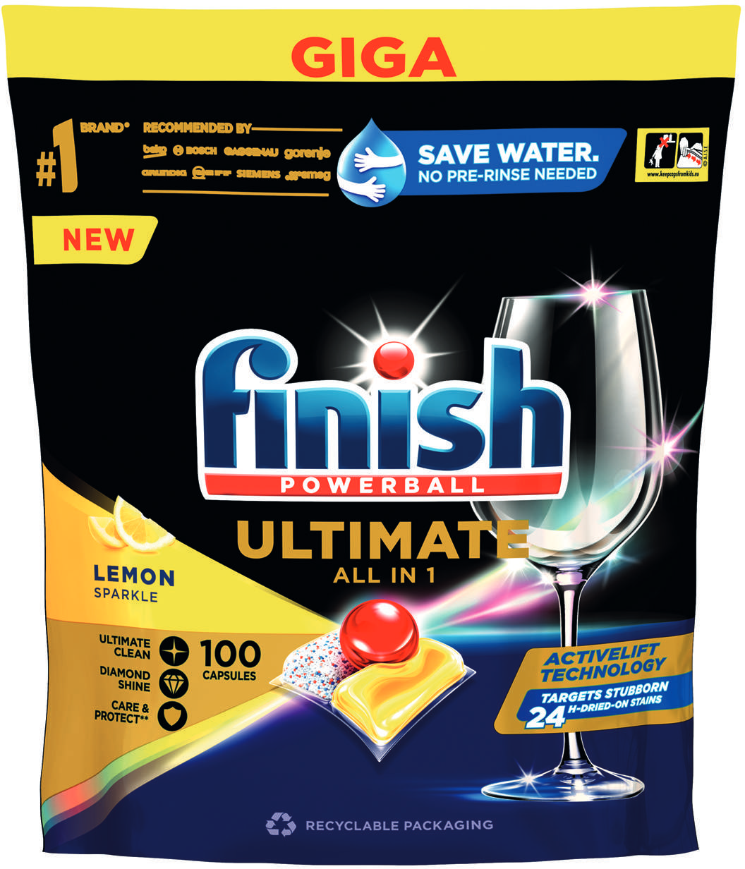 TABLETE ZA MAŠINSKO PRANJE POSUĐA FINISH 1001 ULTIMATE-slika