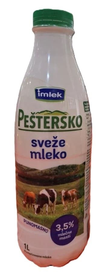 Sveže mleko IMLEK Peštersko 3,5%mm 1l-slika