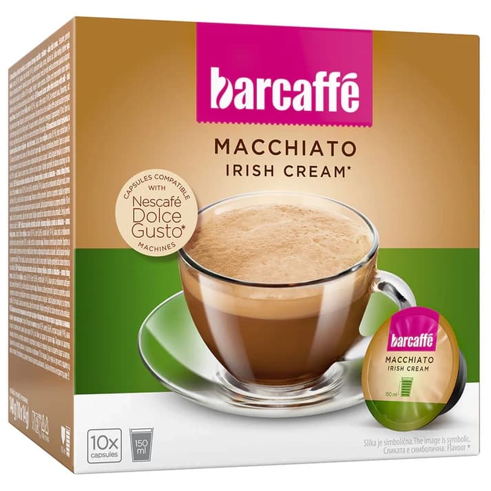 KAFA PERFETTO KAPSULE MACCHIATO IRISH 140G BARCAFFE-slika