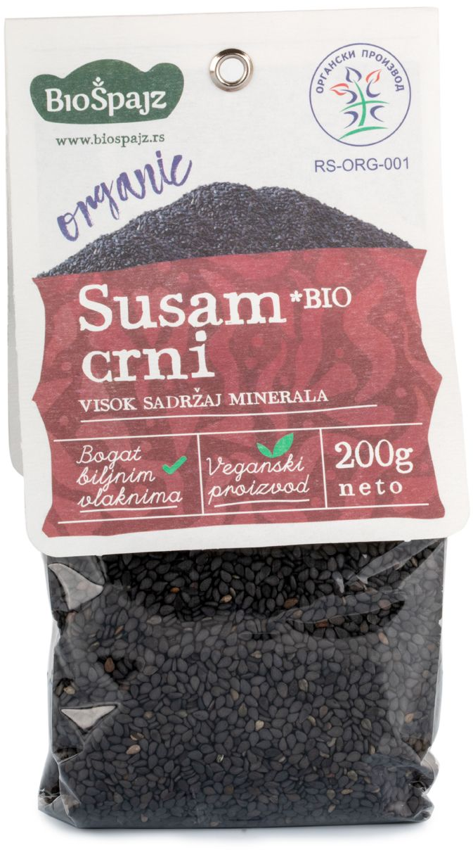 SUSAM CRNI BIO 200G BIO ŠPAJZ-slika