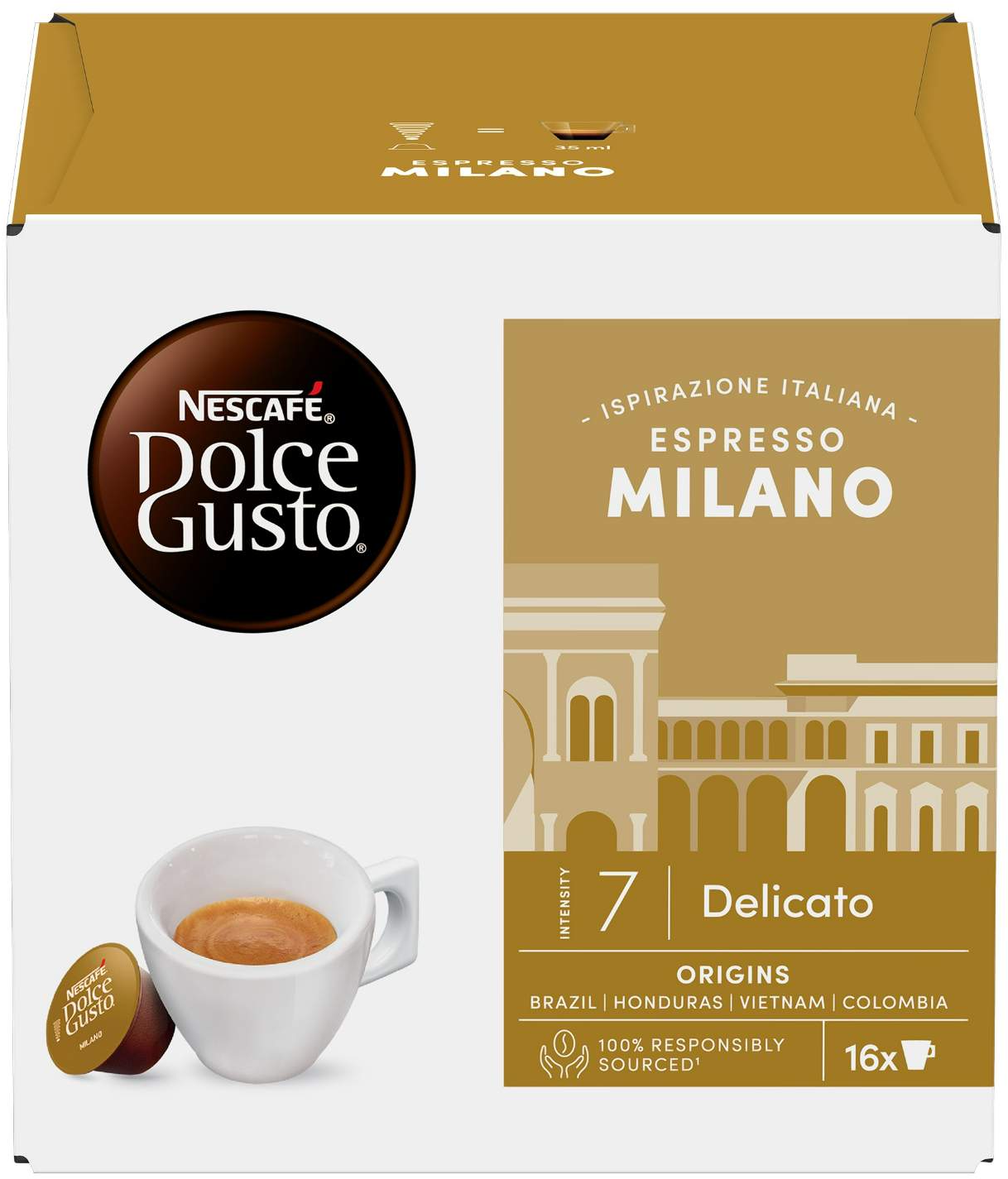 NESCAFE Dolce gusto kapsule espresso Milano 99,2g-slika