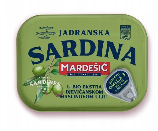 Sardina MARDEŠIĆ jadranska u maslinovom ulju 100g-slika