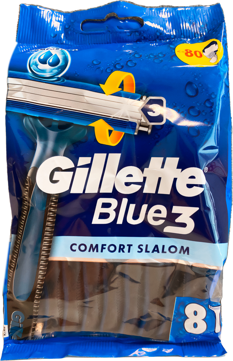 Brijac Blue 3 Comfort Slalom 8kom-slika
