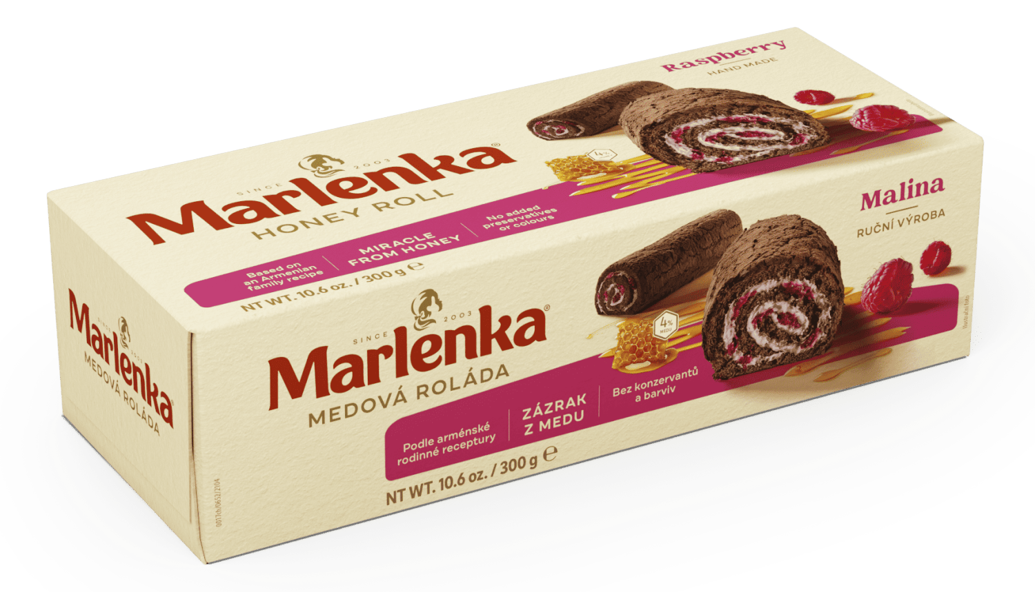 Rolat MARLENKA kakao i malina 300g-slika