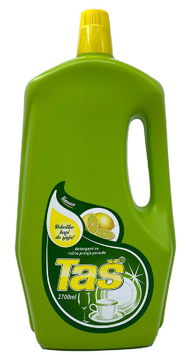 Deterdžent za posuđe TAŠ limun 2,7l-slika