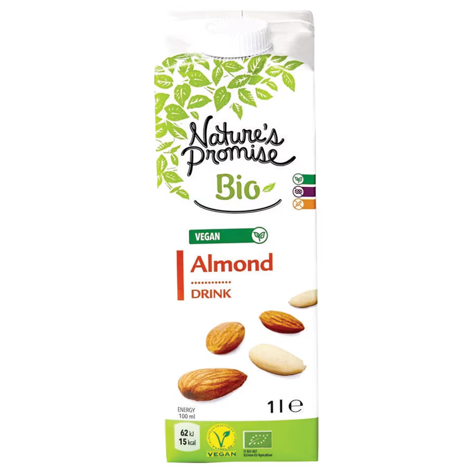 NATURE'S PROMISE Bio napitak od badema bez glutena 1l-slika